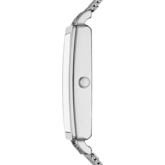 Rectangular Case Watch with Stainless Steel Bracelet, Mesh or Leather Band main image 4
